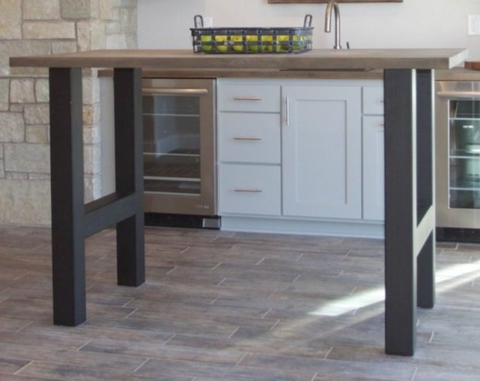 Metal Table Legs, H-Frame Style - Any Size & Color!