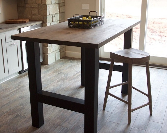 H-Frame Style Metal Table Legs - Any Size & Color!