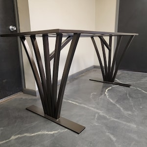 Tulip Style Metal Table Base - Any Size/Color