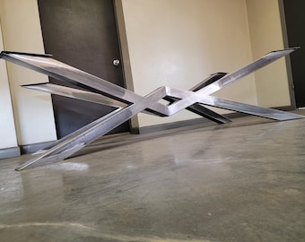 Metal Table Base, Diamond Spider Style - Any Size/Color