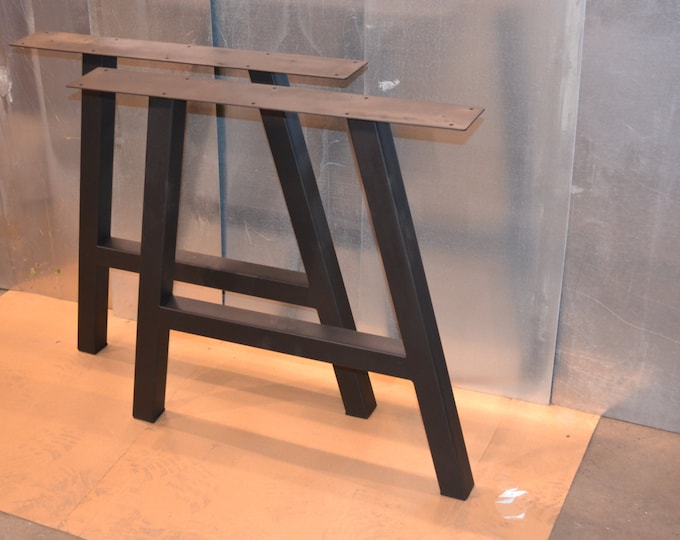 A-Frame Style Metal Table Legs - Any Size and Color!