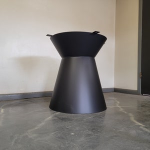Metal Table Base ROLLED TULIP STYLE - Any Size/Color