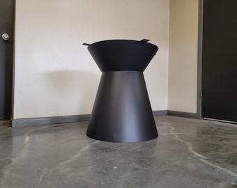 Metal Table Base ROLLED TULIP STYLE - Any Size/Color
