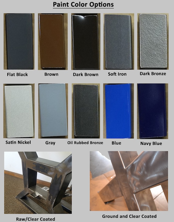 Criss Cross Metal Table Base Any Size and Color