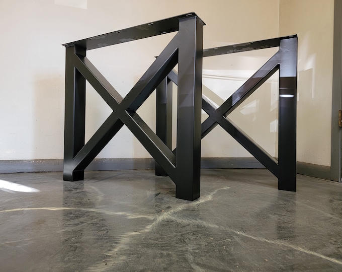 Monarch Style Metal Table Legs - Any Size and Color!