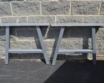Metal Table Legs, A-Frame Style - Any Size and Color!
