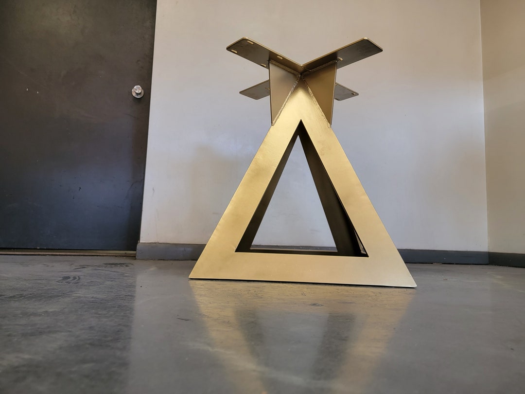Pyramid Style Metal Table Base - Any Size/color - Etsy
