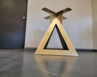 Pyramid Style Metal Table Base - Any Size/Color