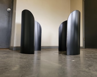 Split Column Style Metal Table Legs, Custom Made-to-Order for Dining Tables, Desks, Conference Tables, Kitchen Tables, and More