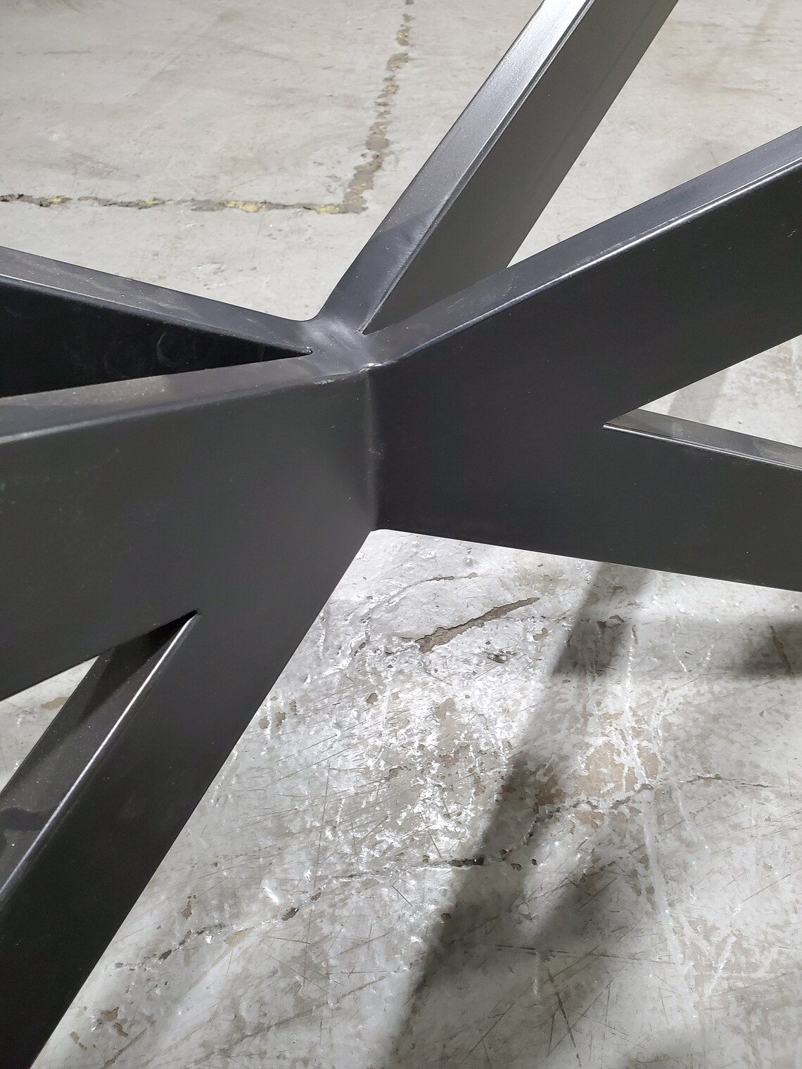 Metal Table Base Spider Style Any Size/color Etsy