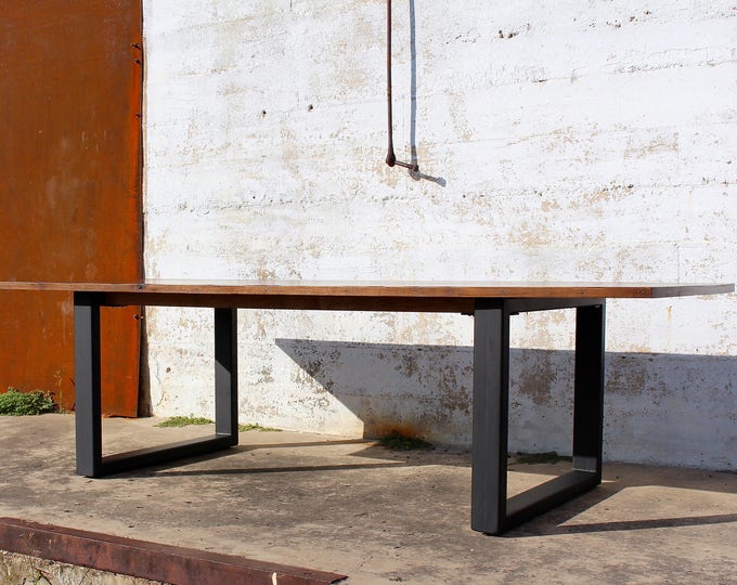 Steel Desk Legs, Rectangular Metal Style - Any Size/Color!