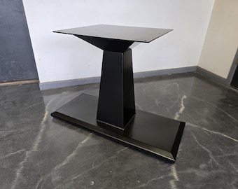 Tapered Square Column Style Metal Table Base - Any size/color!