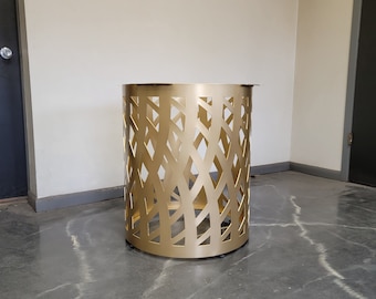 Metal Table Base WEAVE STYLE - Any Size/Color