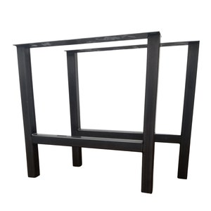 Metal Table Legs - Heavy Duty Economy Style H-Frame Legs