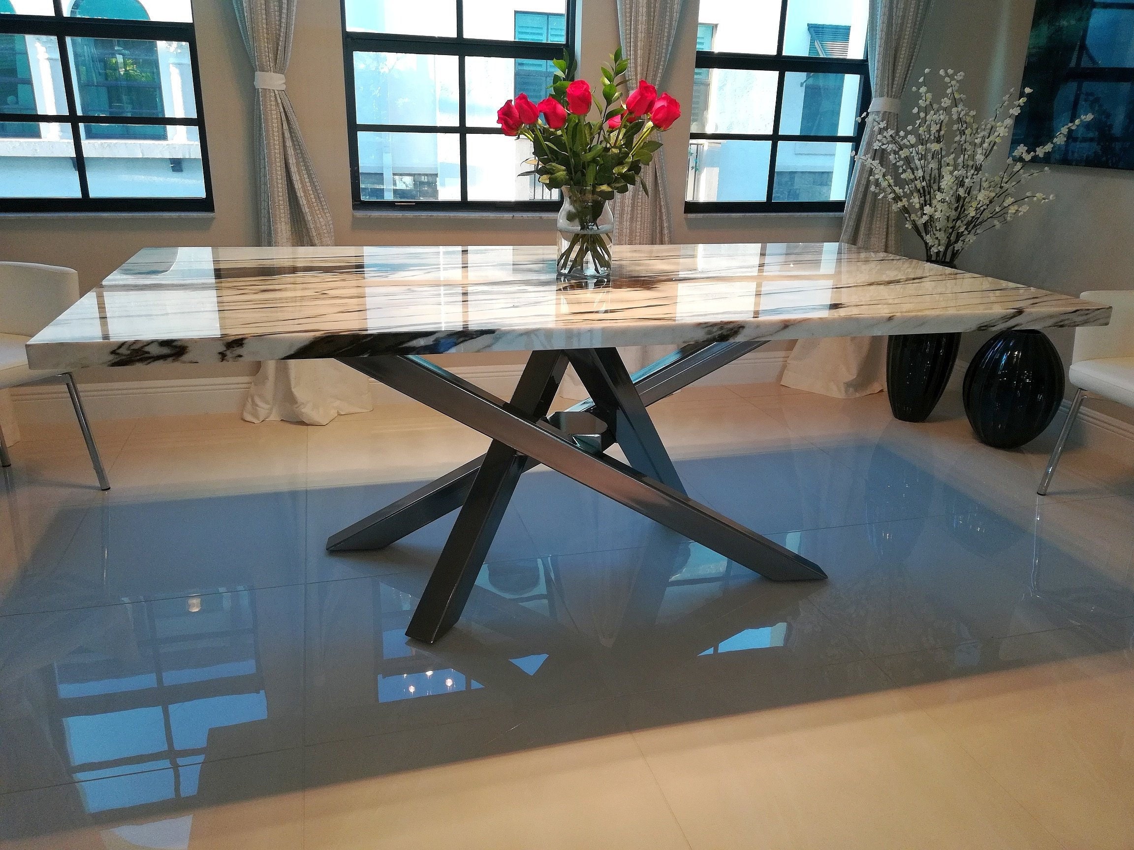 Criss cross table legs deals