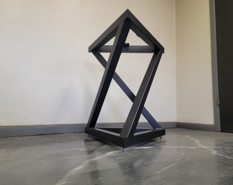 Triangular Z-Shaped Metal Trestle Base - Any Size/Color
