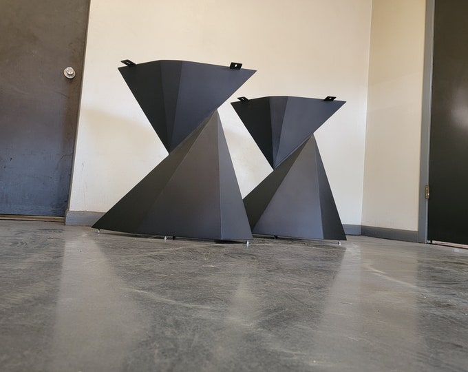 Metal Table Base ORIGAMI STYLE - Any Size/Color