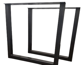 Metal Table Legs - Heavy Duty Economy Style Square Legs