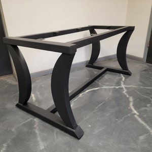 Crescent Moon Style Metal Table Base - Any Size/Color