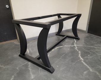 Crescent Moon Style Metal Table Base - Any Size/Color