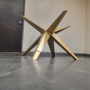 Star Shaped Metal Table Base - Any Size/Color