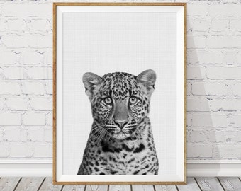Leopard Print, Safari Nursery Print, African Animals, Leopard Nursery Printable, Kids Room Decor, Safari Wall Decor, Animal Poster