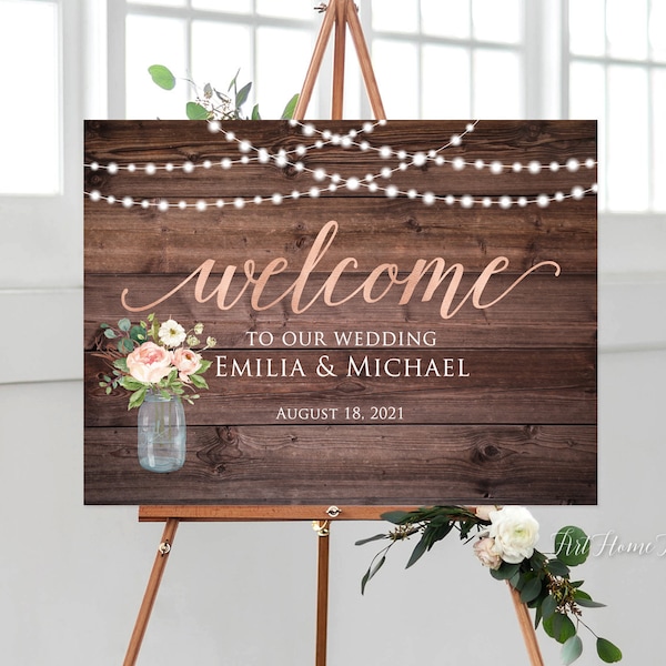 Gold Rustic Wedding Decor - Etsy