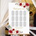 Royal Blue Wedding Seating Chart, Blue Seating Plan, Find Your Seat ...