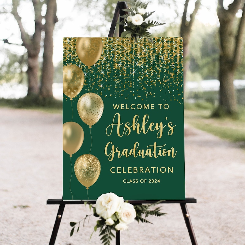 Green and Gold Backdrop - Etsy