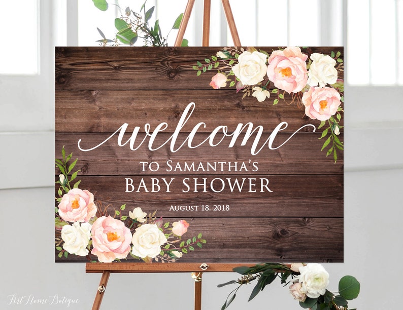 rustic baby shower ideas