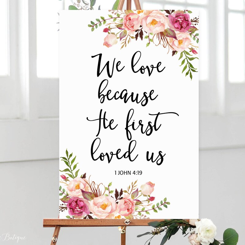 1 John 4 19 Decal - Etsy