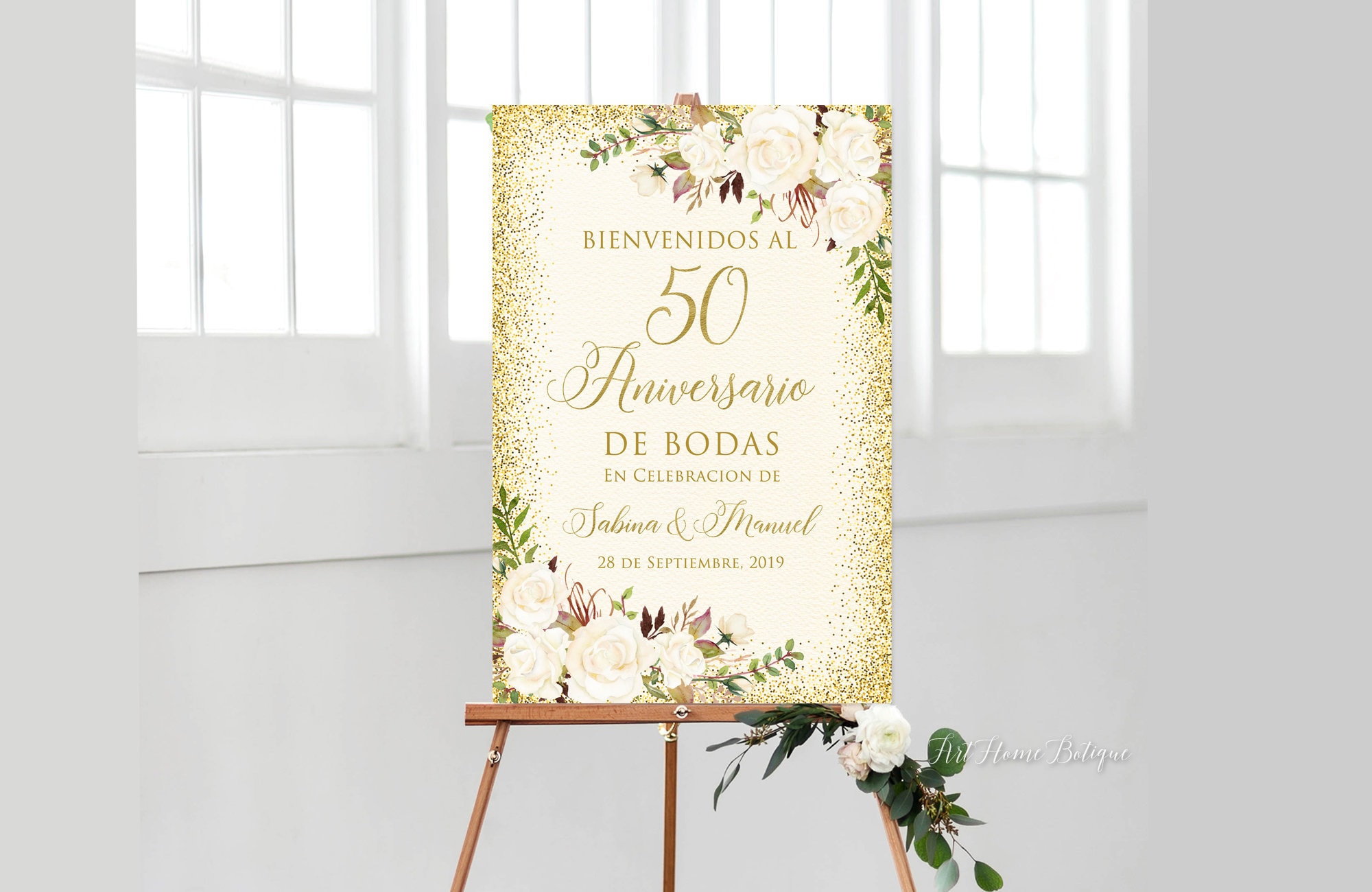 Cartel del 50 aniversario, Aniversario de bodas de oro, decoración del 50  aniversario, cartel del 50 aniversario, Bienvenidos al 50 aniversario -   México