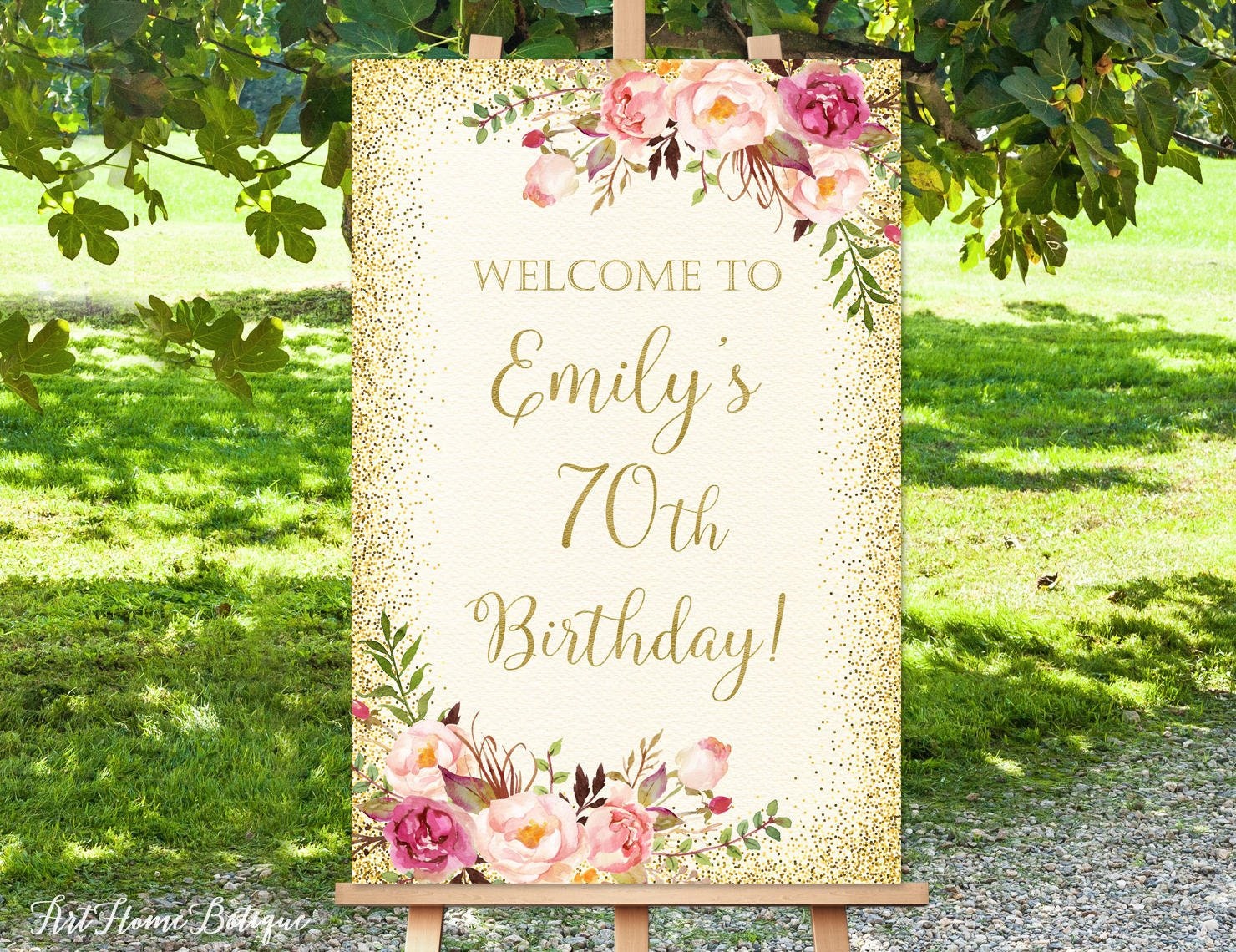 Birthday Welcome Sign Welcome to Birthday Sign Large Welcome | Etsy