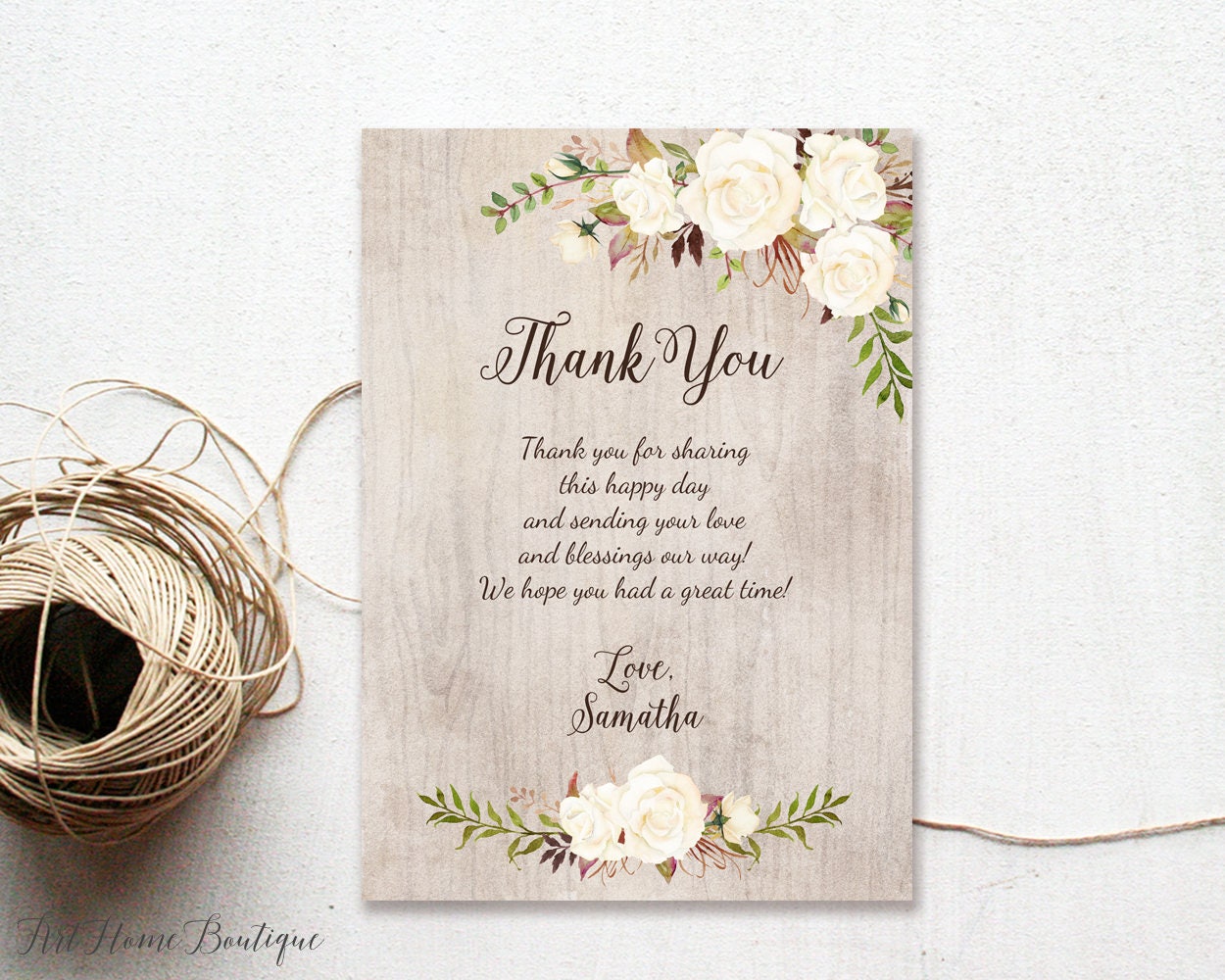 Bridal Shower Thank You Cards Engagement Party Thank You | Etsy