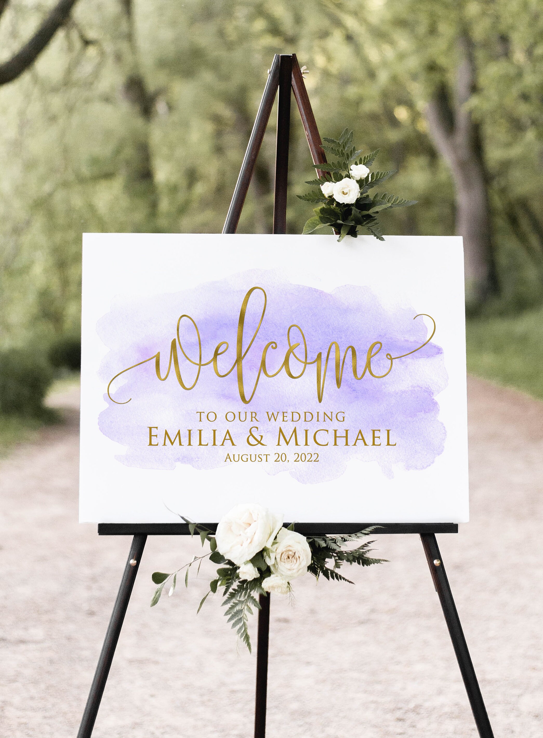Wedding Welcome Sign Wedding Welcome Sign