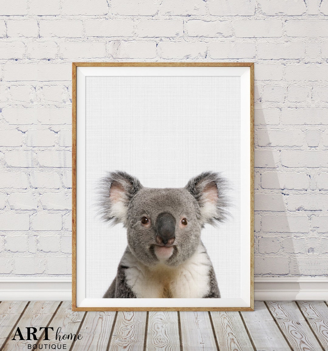 Koala Print, Nursery Prints, Animals Printable, Kids Room Decor, Modern Wall Decor, Koala Wall