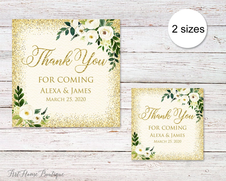 PLACE CARDS 60 Cream Ivory name tags thank you wedding engagement favor gift 