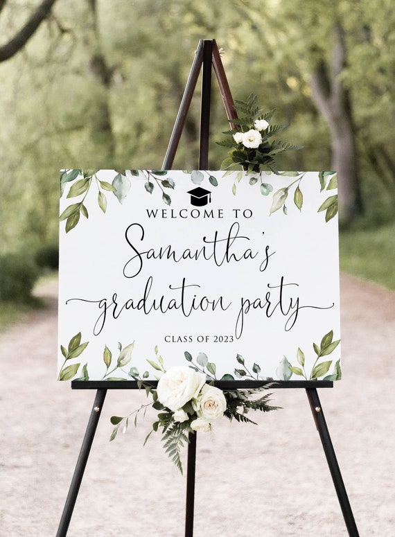 24 In Large Class 2024 Graduation Yard Sign Yard Decorations Congrats