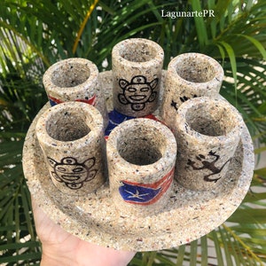 Set Sand Shots And Tray, Puerto Rico Shots, Boricua Gift, Beach Shots, Beach Lovers, Summer Jewerly, Ocean Lovers, Beach Sand, Sand Lover