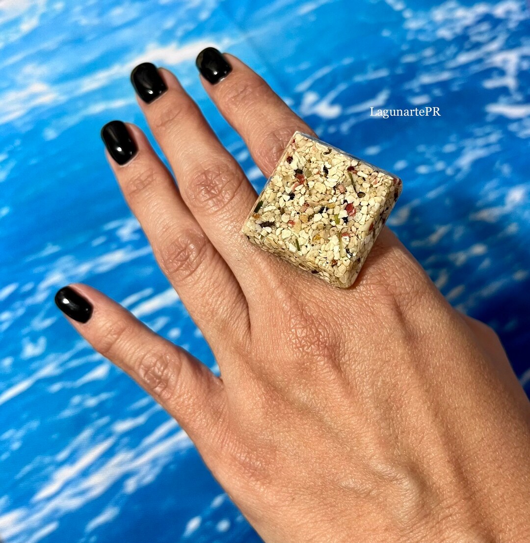 Beach Sand Ring, Sand Ring, Beach Jewelry, Ring Summer, Shells Jewerly ...