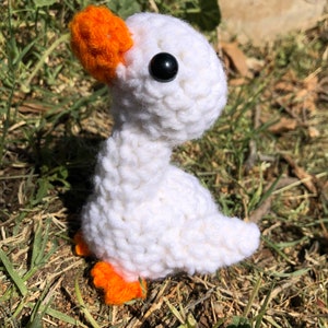 Made to Order - Goose amigurumi, goose plush, bird plush, crochet plush, Black Friday sale