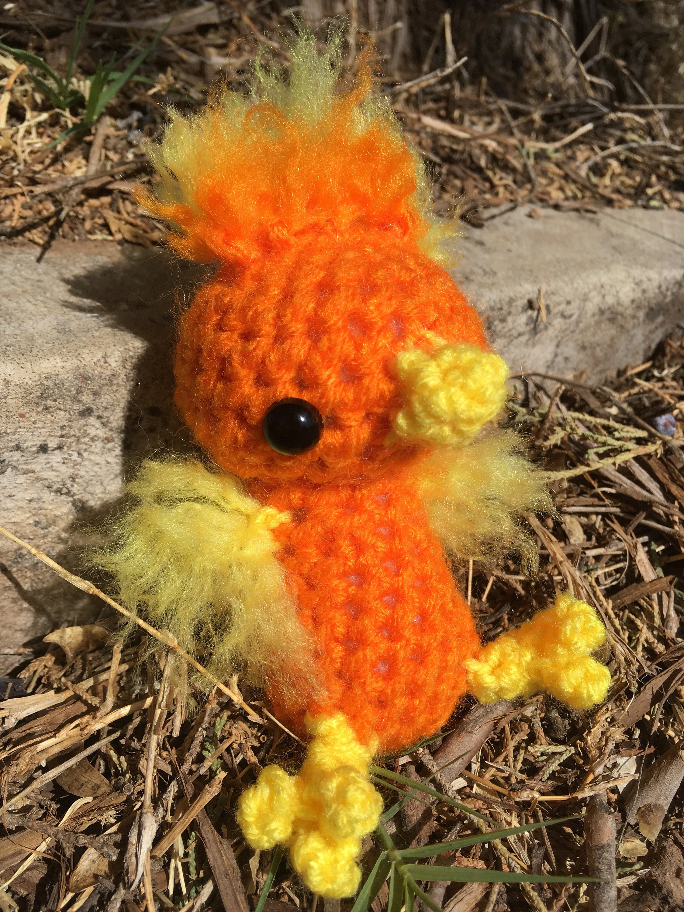 Made To Order Torchic Amigurumi Plush Pokemon Crochet Etsy