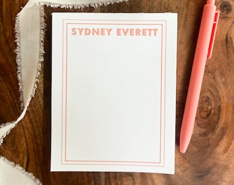 Personalized Name Notepad | Custom Notepad | Personalized Paper Goods, Teacher Gift, Teacher Notepad, Kids Notepad, Custom Gift