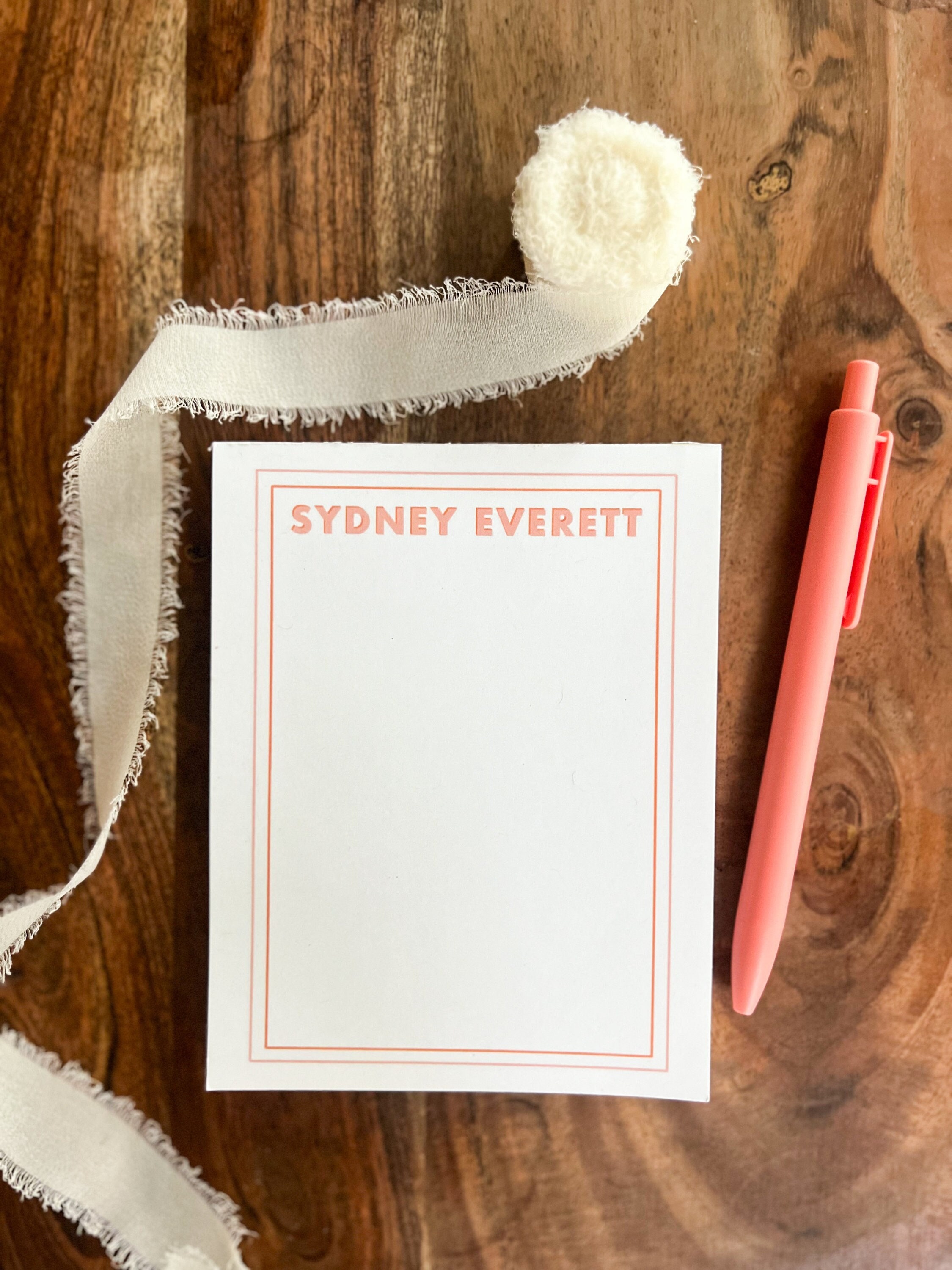 Personalized Name Notepad | Custom Notepad | Personalized Paper Goods ...