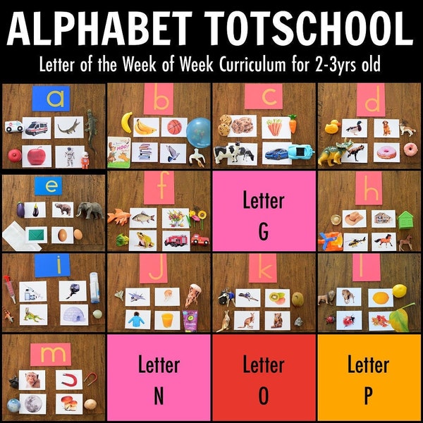 Letter of the Week - Toddler School COMPLETE