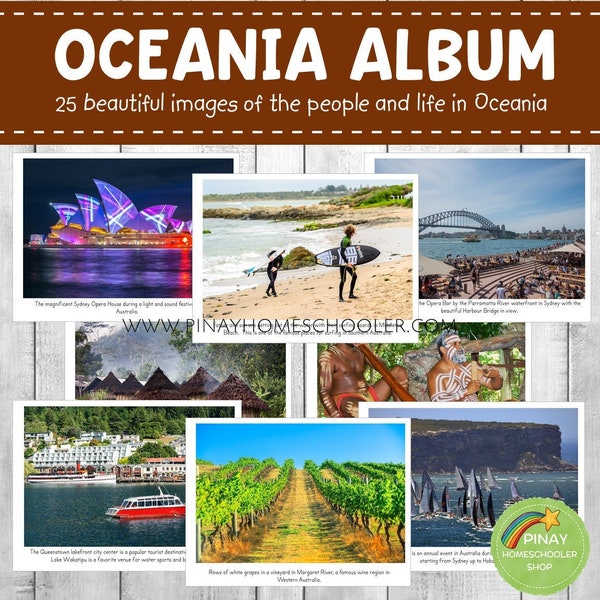 Montessori Oceania/Australia Geography Folder - Photos