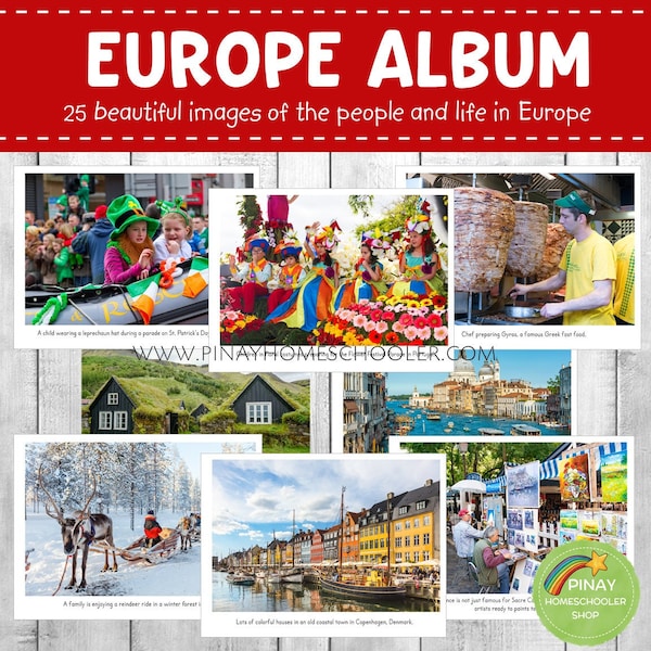 Montessori Europe Geography Folder - Photos