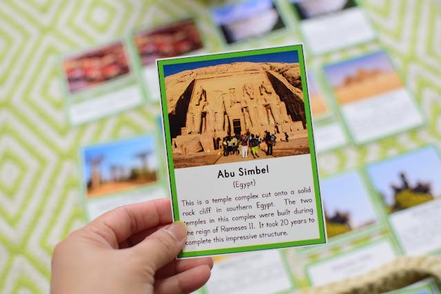 Landmarks of Africa Montessori 3 Part Cards and Fact Cards - Etsy