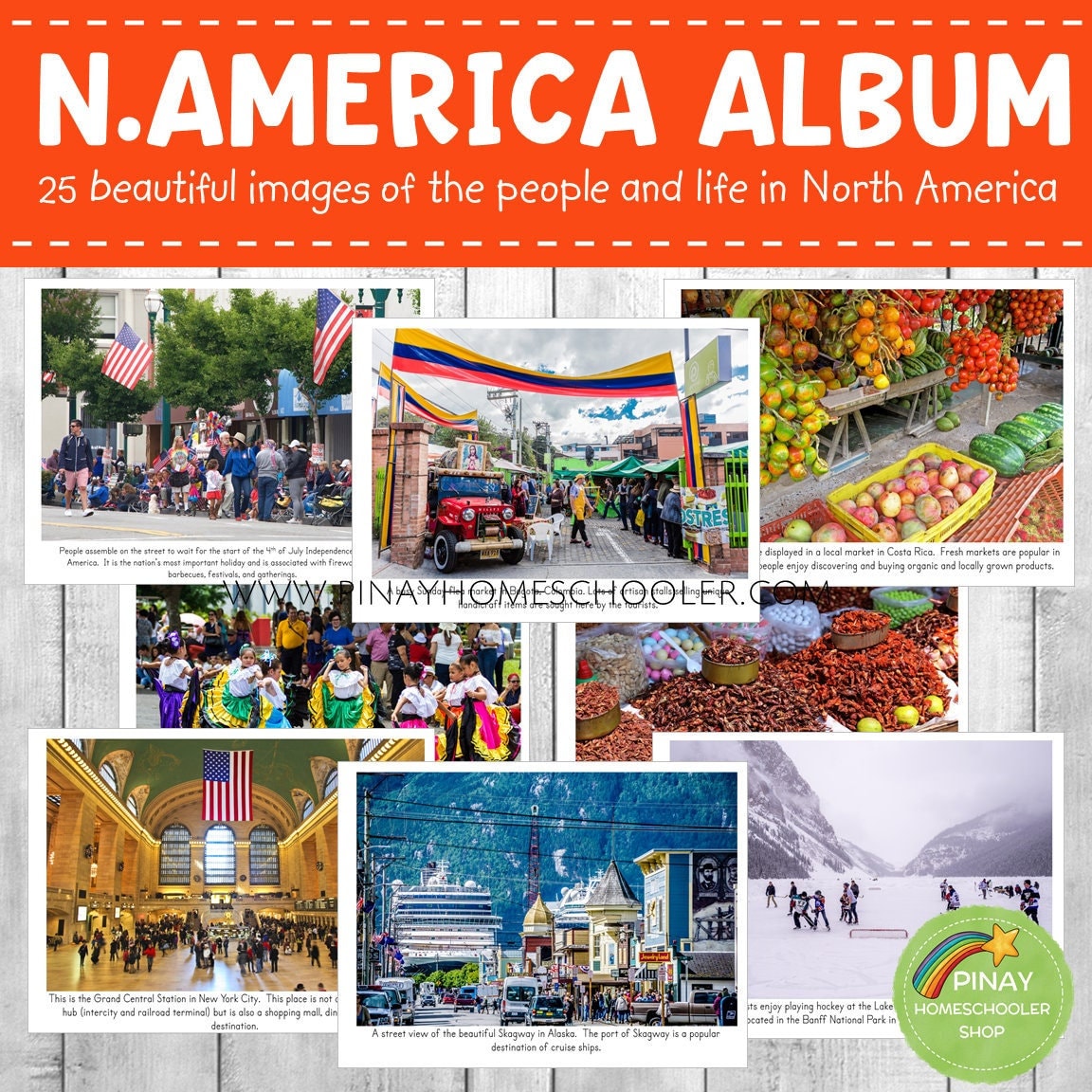 Montessori North America Geography Folder - Photos - Etsy