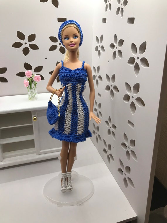 Barbie Blue and White Striped Outfit | Etsy